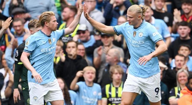  曼城三球完胜阿森纳，哈兰德双响锁定胜局  