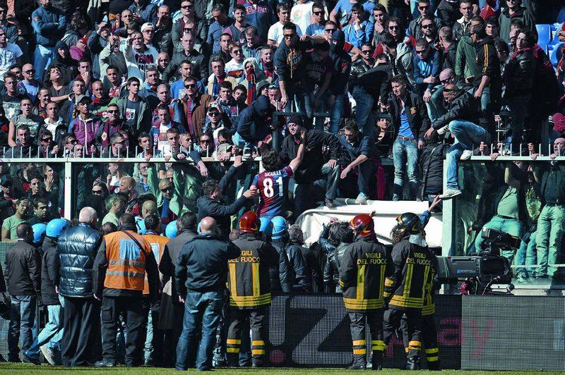  尼斯主场灯光故障，比赛中断十分钟后恢复  